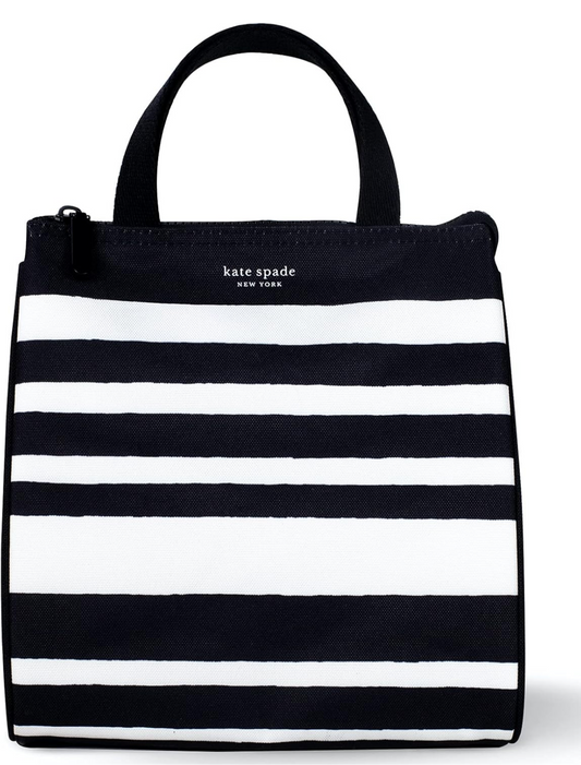 Kate Spade New York Black Portable Soft Cooler Lunch Bag