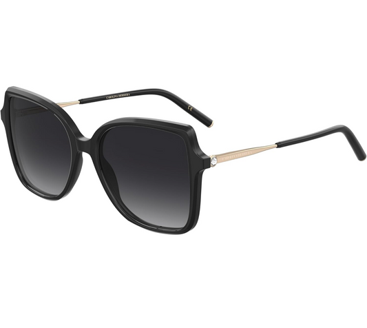 CAROLINA HERRERA SUNGLASSES HER 0179/S BLACK GOLD 55/17/145 WOMENS