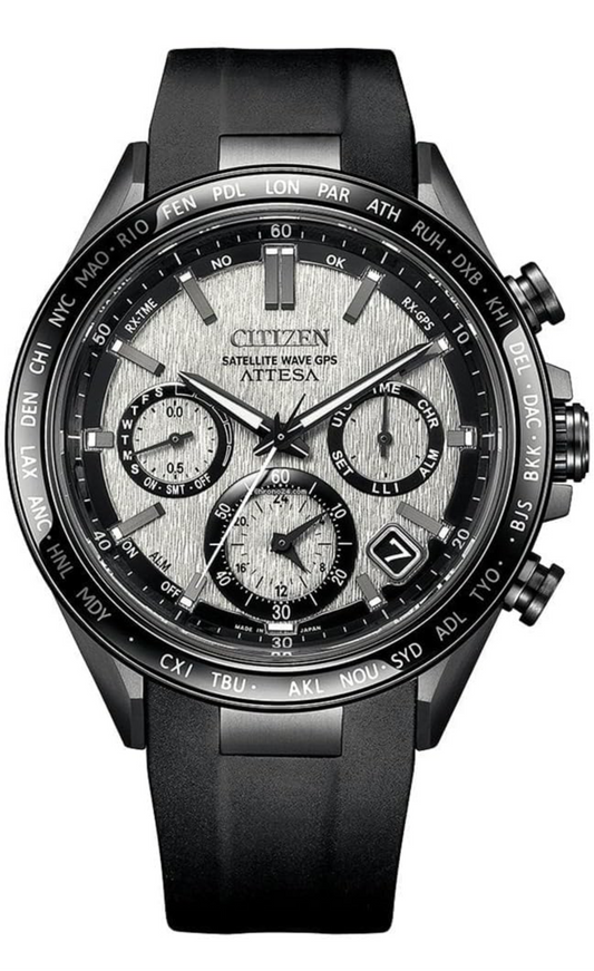 Citizen Men's Chronograph Eco-Drive Watch with Rubber Strap CC4055-14H