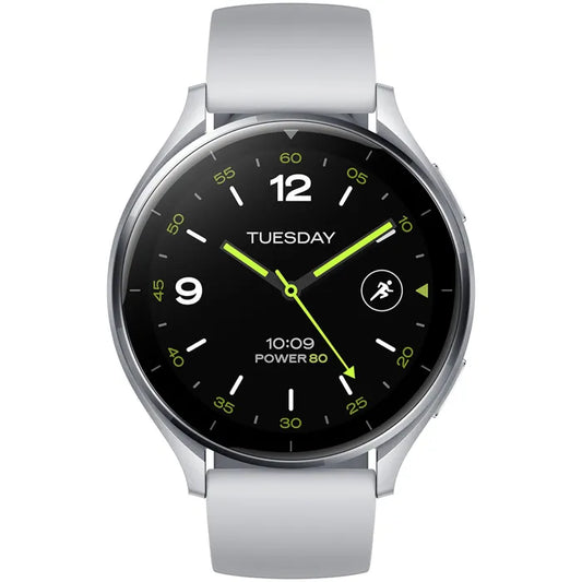Xiaomi Watch 2 – Silver Case with Gray TPU Strap (Model BHR8034GL)